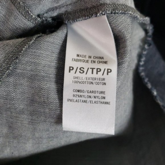 Theory Black Denim Tiered Ruffle Dress SZS/P - Picture 6 of 6